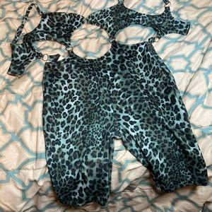 Cheetah Romper